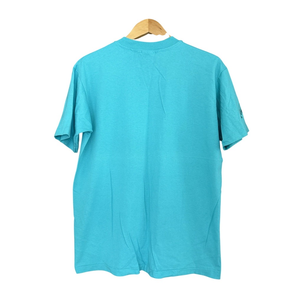 Hanes T-Shirt Mens L Blue Vintage Sanibel Island The Bait Box Snook‎ Fish USA - Picture 2 of 9